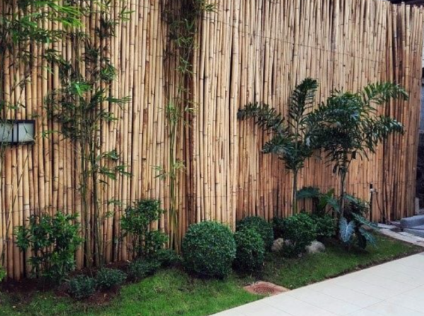 Pemanfaatan Bambu sebagai Pagar atau Penerangan